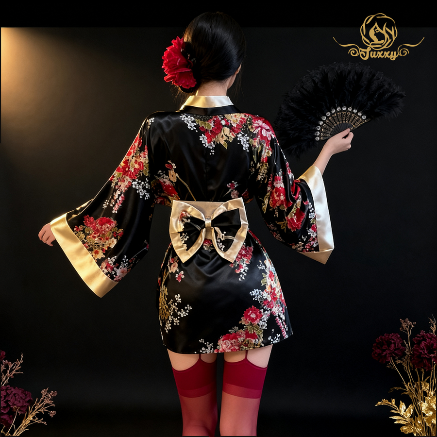 👄Sexy and comfortable kimono-style high-quality off-shoulder uniform ❤️