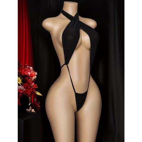??Simple yet sexy backless camisole bra??