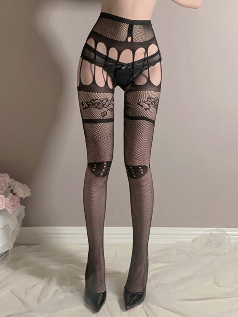 💎hosiery piece · Black · sheer leg-flattering