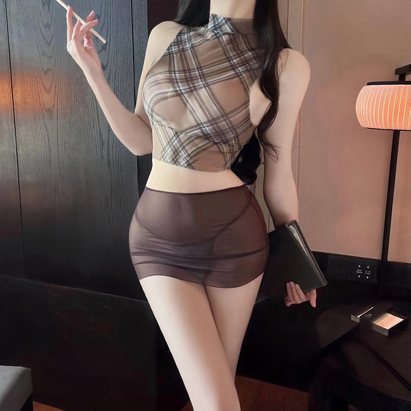 Sexy secretary 🤎uniform with mature female style, a "college graduate secretary" role-playing outfit.🎩