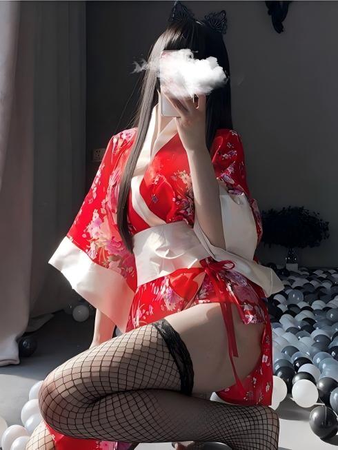 ??Sexy and comfortable kimono-style high-quality off-shoulder uniform ??