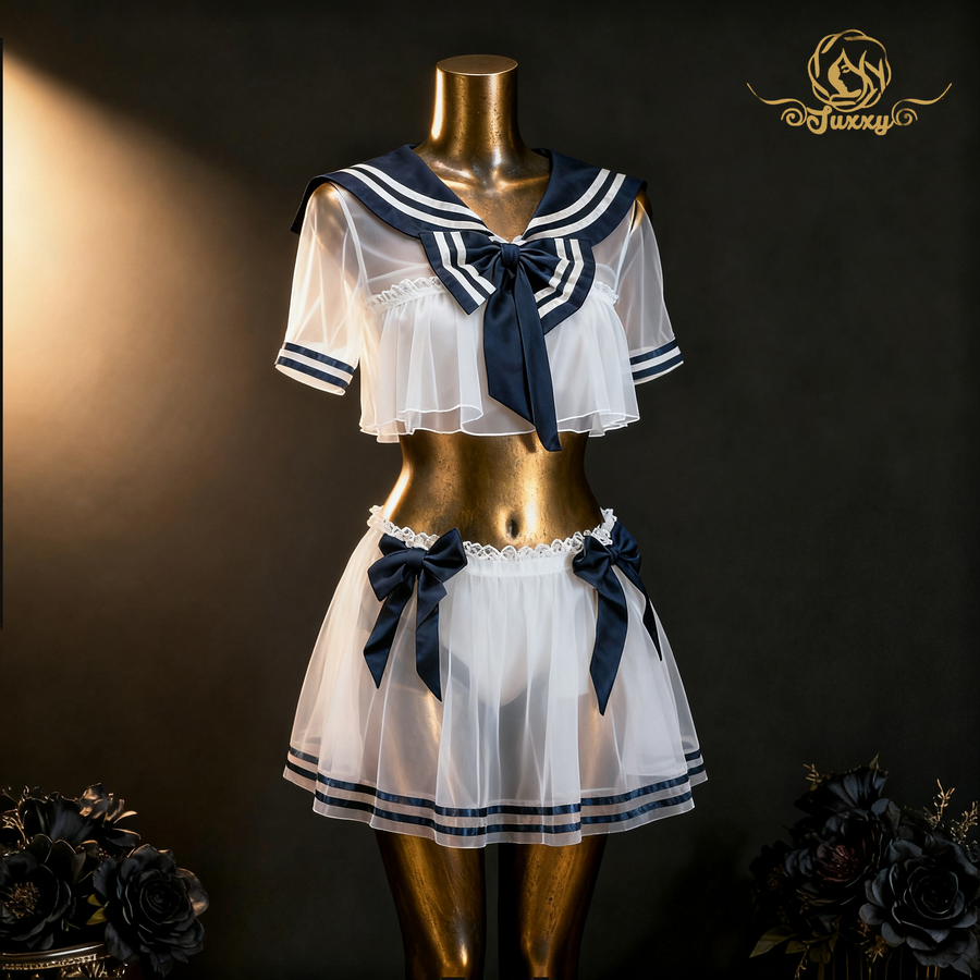 JK sailor uniforms ?? feature a sheer mesh design that exudes a sexy and alluring charm ??