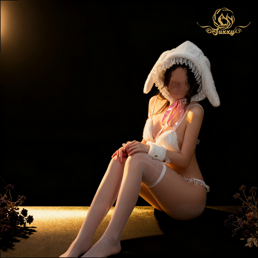 "Milky Cute Little Bunny" 🤍sweet and adorable style sexy cute bunny cosplay costume🐇