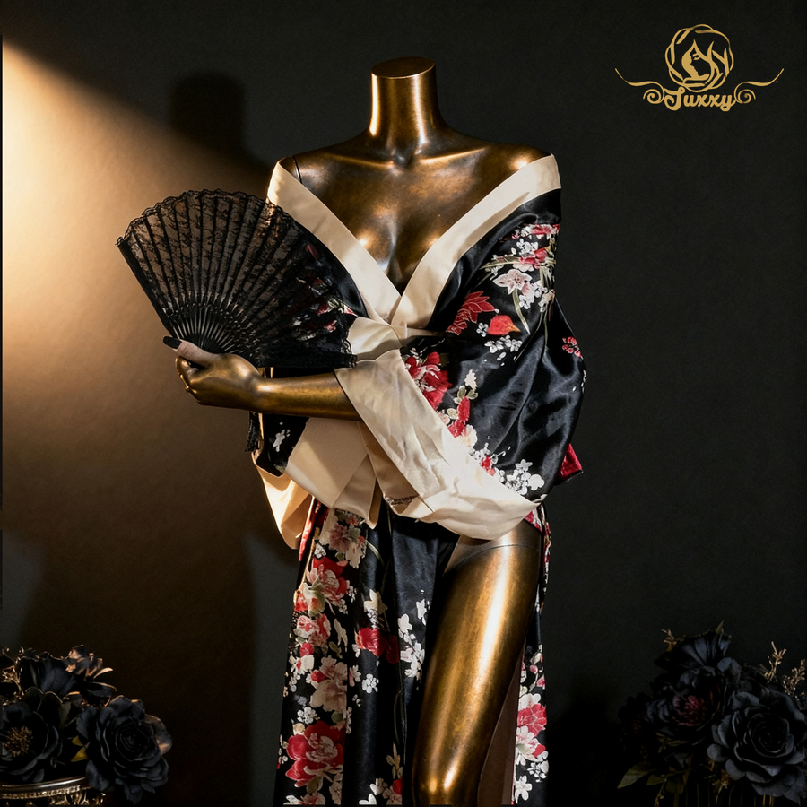 👄Sexy and comfortable kimono-style high-quality off-shoulder uniform ❤️