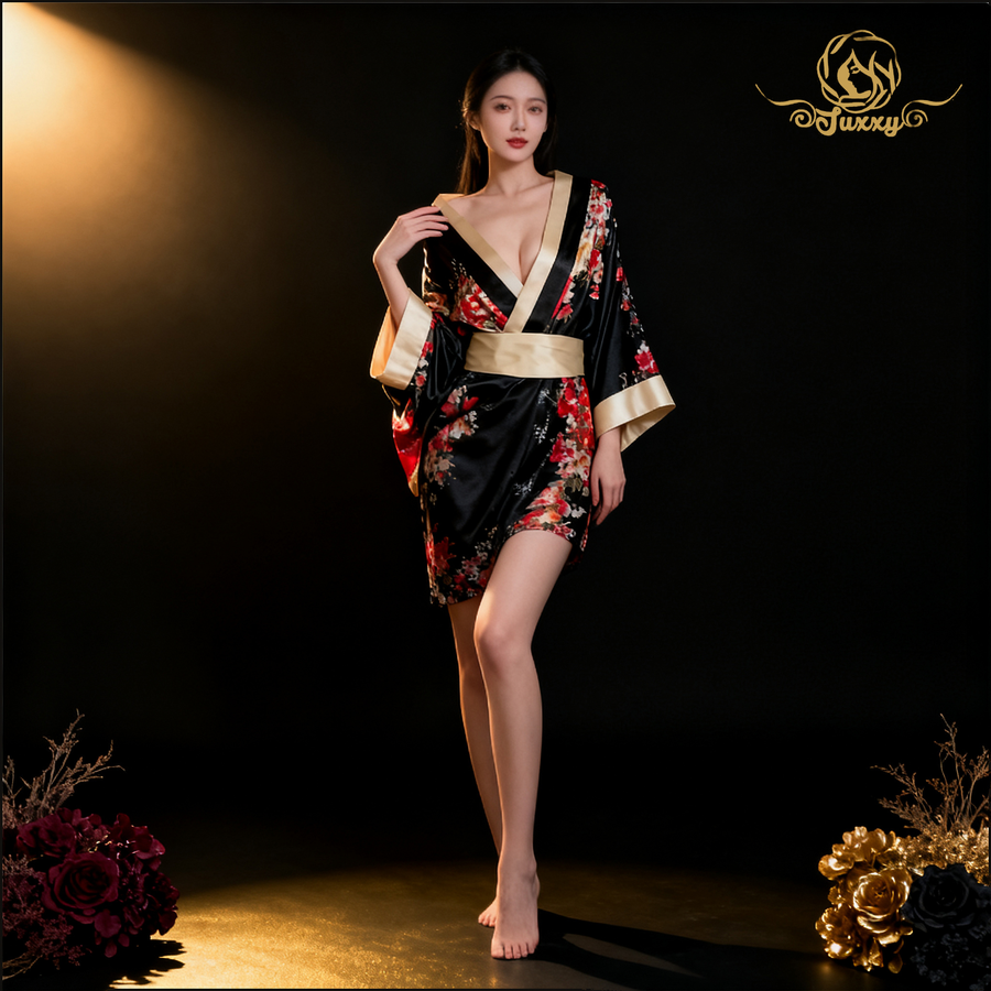 👄Sexy and comfortable kimono-style high-quality off-shoulder uniform ❤️