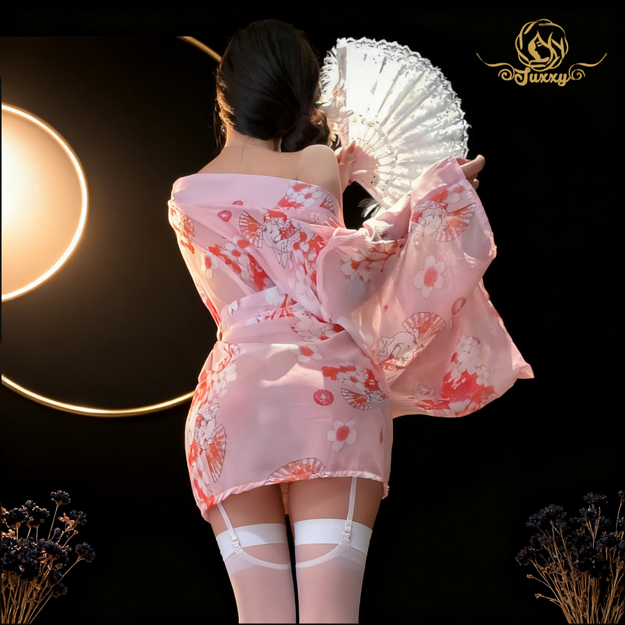 Sexy?? and comfortable lingerie-style kimono cosplay uniform ??