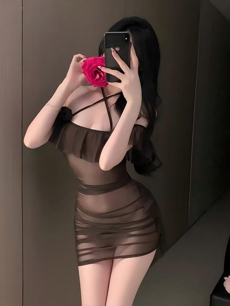 "Rose Night" ??- A sexy, see-through bodysuit with a sophisticated, sensual design.??