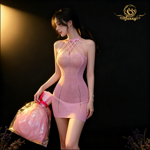 🕸fishnet mesh set · Black · fishnet stretch fit